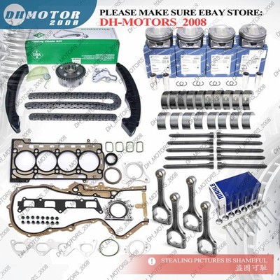 OEM Engine Rebuild Overhaul Repair Kit For VW Golf Jetta Audi 1.4T EA111 CAV BLG