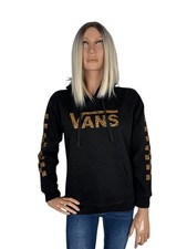 Vans hoodie kapuzenpullover Pullover schwarzen braun Leo Größe s