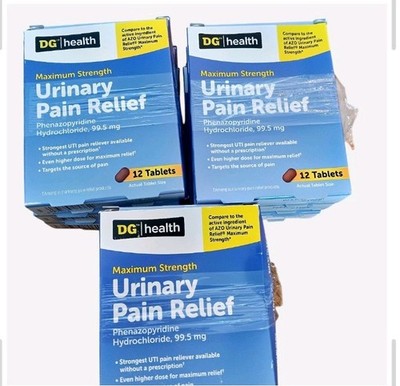 Urinary Pain Relief Tablets 108 Count, Maximum Strength, UTI Symptom Relief New