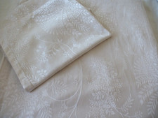 Sanderson Options Kings Size Duvet Set. Cream. Duvet cover, 2 pillowcases, VGCC.