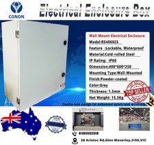 Carbon Steel 1.5mm 400 x 600 x 250 mm  Electrical Enclosure Box IP66 Wall Mount