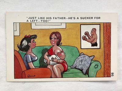 Genau wie sein Vater ist er auch ein Trottel für eine Linke! Künstler: Quip A Sapphire Karte