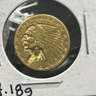 1914 $2.50 Gold Indian Quarter Eagle; Nice