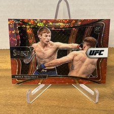 2021 Panini Select UFC Bryce Mitchell Rookie Red Disco Rookie Prizm /199