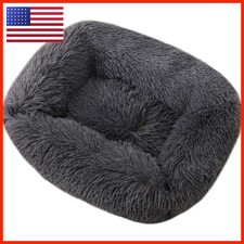 La La Pet Donut Dog Cat Bed Cozy Cave Pet Bed Burrow Dog Bed Calming Cuddler