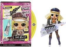 Image of LOL Surprise OMG Remix Rock Fame Queen & Keyter Doll 15 Surprises MGA Fashion