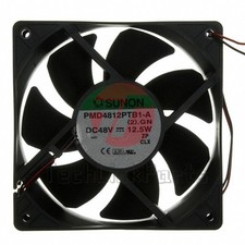 1 PCS SUNON Fan PMD4812PTB1-A. 2 .GN DC 48V 12.5W 120 120 25MM 2 WIRE