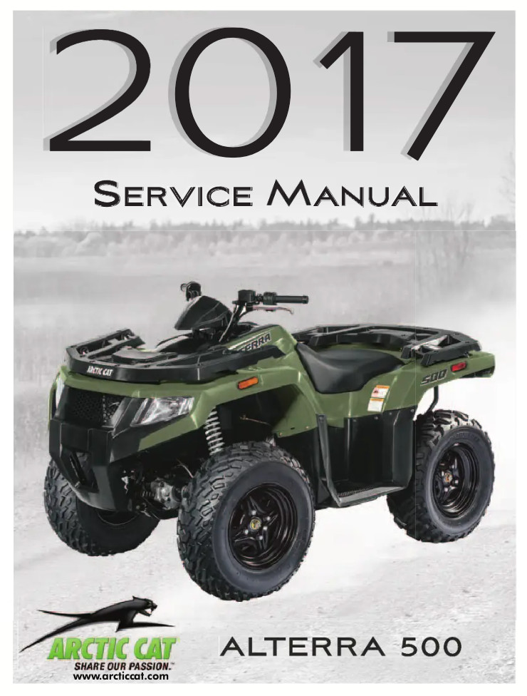 Arctic Cat Alterra 500 2017 Service Manual