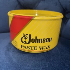 SC Johnson Paste Wax 16 Oz Used And Flaws