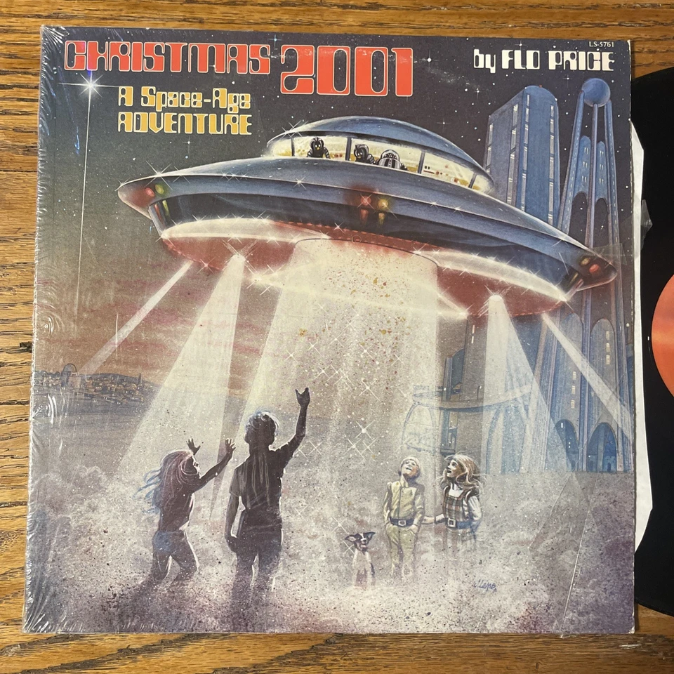 Flo Price / Christmas 2001 A Space-Age Adventure LP Light Xian + Shrink EX!!! - Image 2 of 4