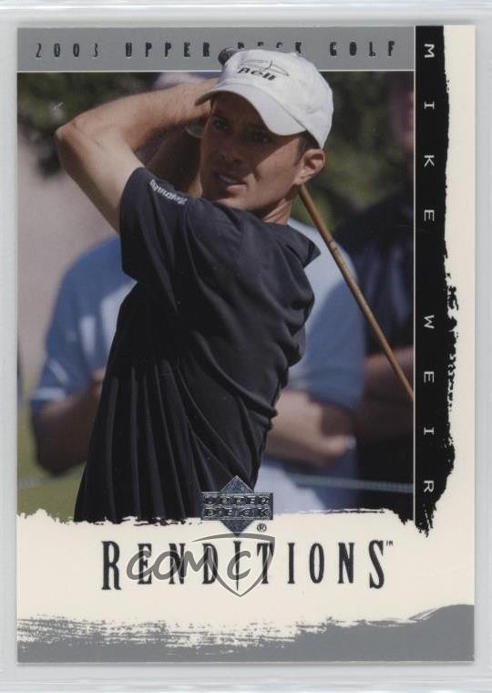 2003 Upper Deck Renditions Mike Weir #4 t2b