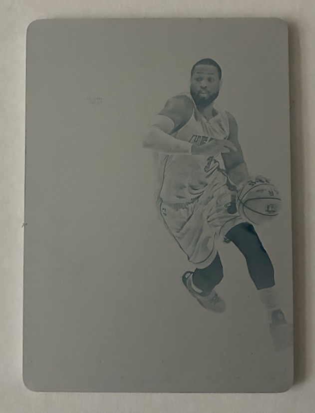 2016 National Treasures #7 DWAYNE WADE Printing Plate 1/1