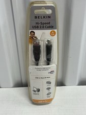 BELKIN F3U133-06 Highs Speed Belkin 6 ft USB Hi Speed A Male / B Male Cable NEW