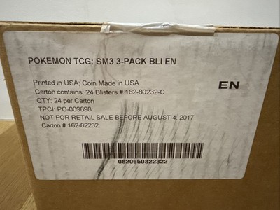 Pokemon Burning Shadows SM3 3 Pack Blister Case Sealed *(24 Blister Packs)*  | eBay