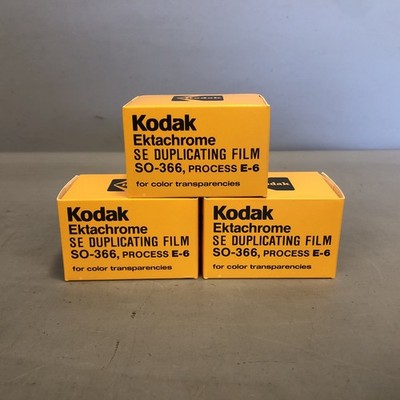 3x Kodak Ektachrome SE Duplicating Film SO-366 E-6 Analog 35mm Exp. 11/1987 #B8