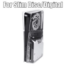 PS5 Transparent Faceplate DISC/DIGITAL Version for SLIM Replacement