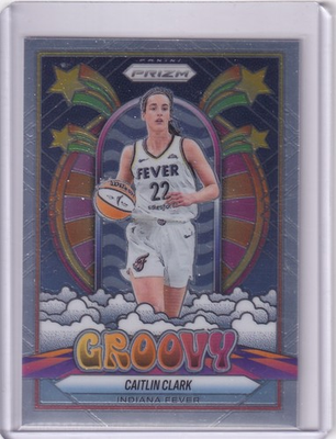 #ad 2025 Panini Prizm Caitlyn Clark Groovy Insert #10 Indiana Fever $31.00