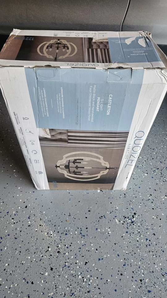 Colgante Quoizel Lighting Castleton 5 luces 1221055 Foto 4 de 4