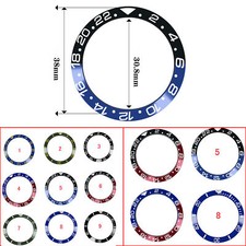 L&uuml;nette Einf&uuml;gen  Bezel Insert Watch Ring Ersatz f&uuml;r 40mm GMT Uhr Zubeh&ouml;r