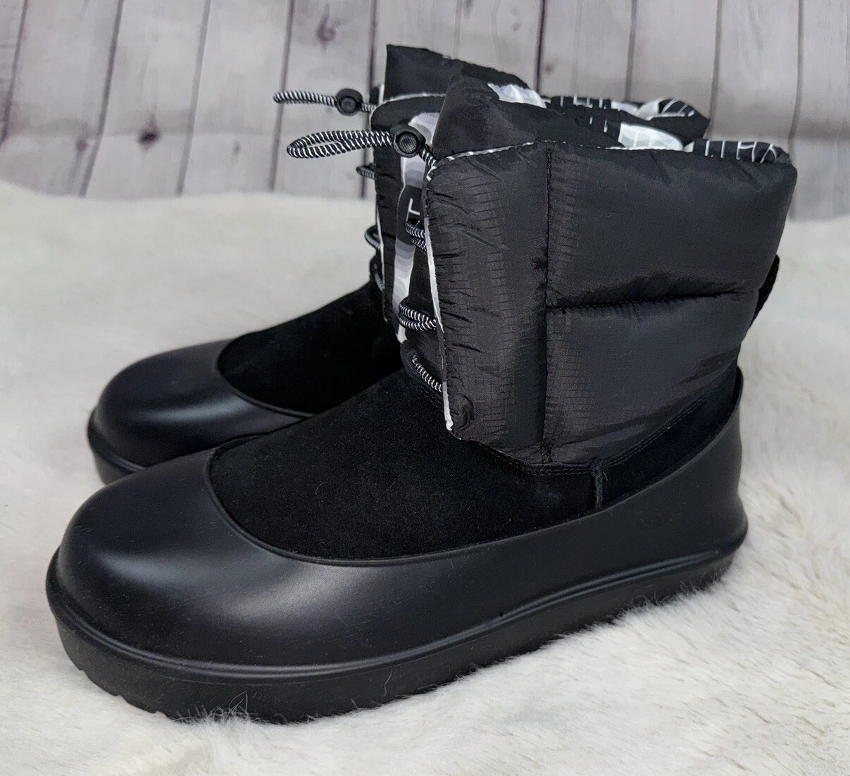 Stivali stivaletti neri nuovi UGG Classic Maxi Toggle clima freddo taglia US 10 donna