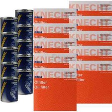 10x Original MAHLE / KNECHT �lfilter OX 813/1D f�r BMW 1er F20 F21 X3 F25 G01
