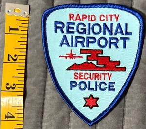 Rare Obsolete Rapid City Iowa Airport Security Police Patch