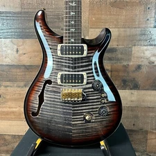 PRS 40th Anniversary Custom 24-08 Semi-Hollow, Charcoal Tri-Color Burst, 065