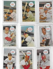1970 Kellogg's U-PICK Jones Wynn Odom McNally Perry Haller Allen McCarver +