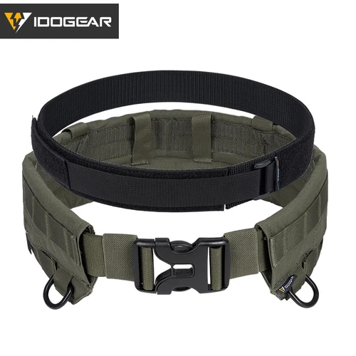 IDOGEAR Tactical Belt MRB Modular Rigger's Belt Quick Release MOLLE Camo Gear MC