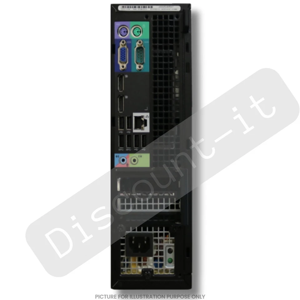 Dell OptiPlex 7010 SFF Intel Core i7 32GB RAM 1TB SSD Wi-Fi Enabled Desktop PC - Image 3 of 4