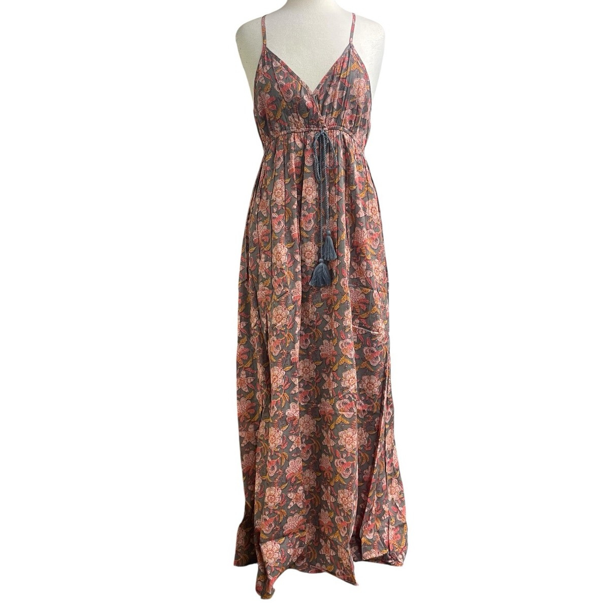 Raga NWT Trysta cotton maxi dress medium | eBay