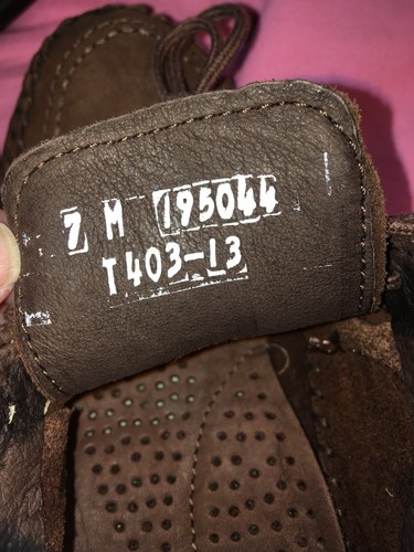 Dexter 7M Brown Suede Lace Leather Shoes Stitch NWOB - Picture 9 of 12