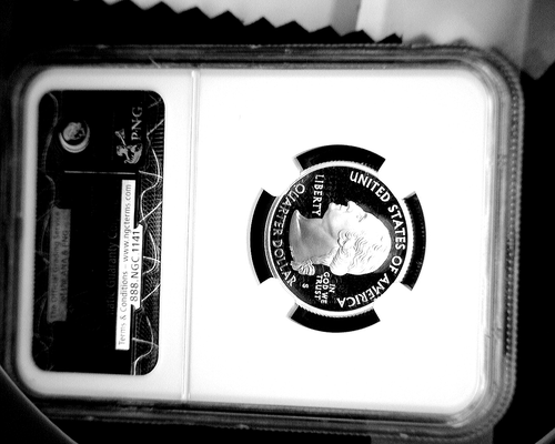 2008 S SILVER 25C ALASKA NGC PF 70 ULTRA CAMEO GOLD LABEL - Picture 4 of 4
