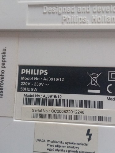 PHILIPS AJ 391612 VINTAGE CD WECKER AM/FM RADIO PLAYER REPEAT  - Bild 4 von 4