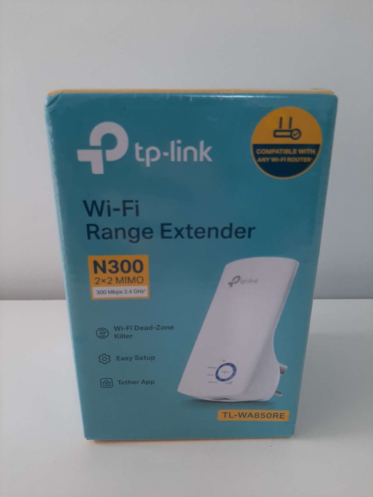 *TP-LINK N300 WIRELESS UNIVERSAL RANGE EXTENDER BROADBAND/WI-FI BOOSTER 300MBPS*