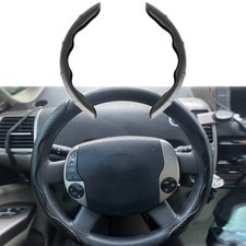 38cm 15 Carbon Fiber Steering Wheel Cover Leather Anti-slip For Toyota Prius C 38cm 15 Carbon Fiber Steering Wheel Cover Leather Anti-slip For Toyota Prius C