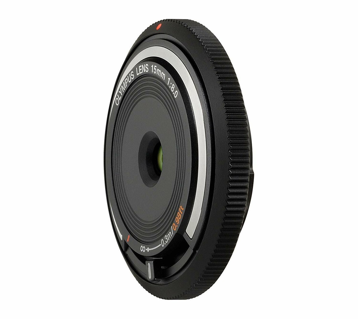 Olympus Micro Four Thirds 15mm Body Cap Lens - Black Bcl-1580 for