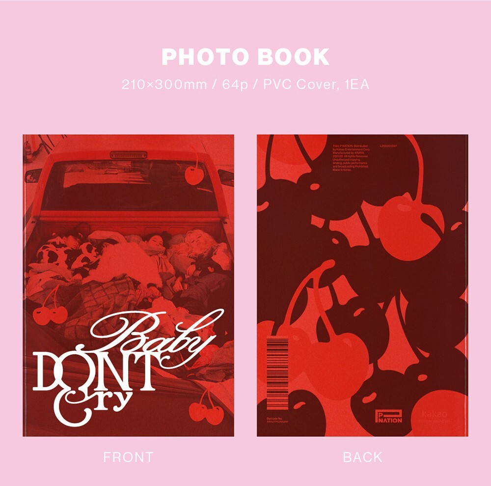 baby dont cry PHOTOBOOK 新品未開封　40枚　F Girl BABY DONT CRY F GIRL Debut Single PHOTO BOOK/Book+4 Photo+2 Poster