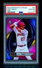 2022 Bowman Mike Trout Pink  /199 PSA 10 POP 5 Beautiful Card!