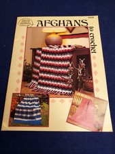 AMERICAN SCHOOL OF NEEDLEWORK AFGHANS TO CROCHET 1054 PATTERN BOOKLET