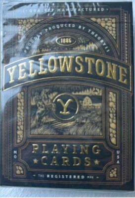 New/Sealed Theory 11 Yellowstone TV Series Premium Playing Cards