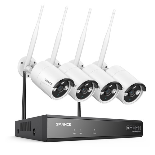 SANNCE 8CH NVR 5MP Wireless Security Camera System Two Way Audio Human Detection - Picture 2 of 16