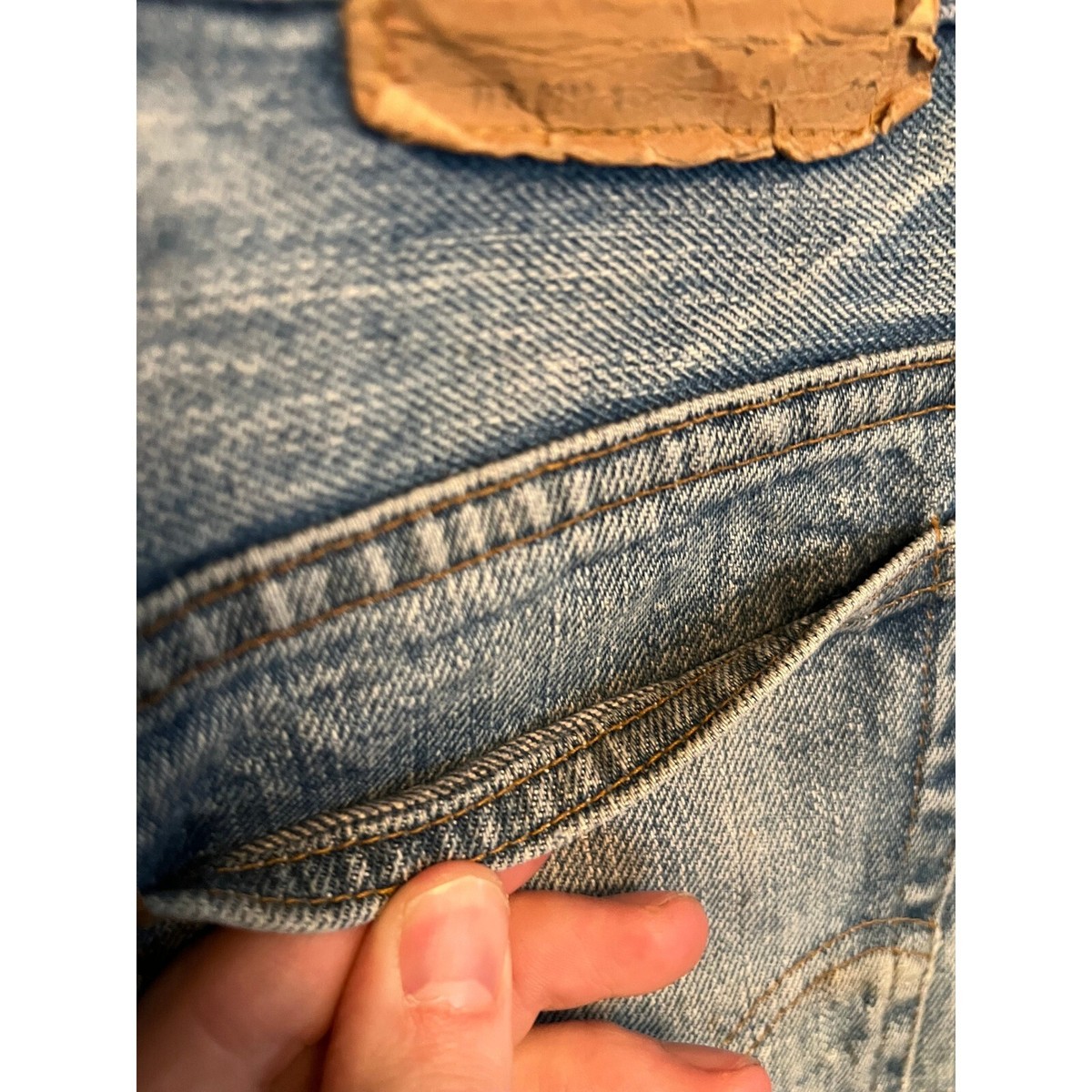Vintage 70's Levis 717 Single Stitch Blue Jean Denim Pants