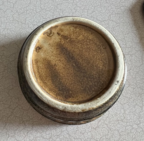 Vintage Small Ceramic Ashtray Textured Small Flaw - Picture 4 of 5