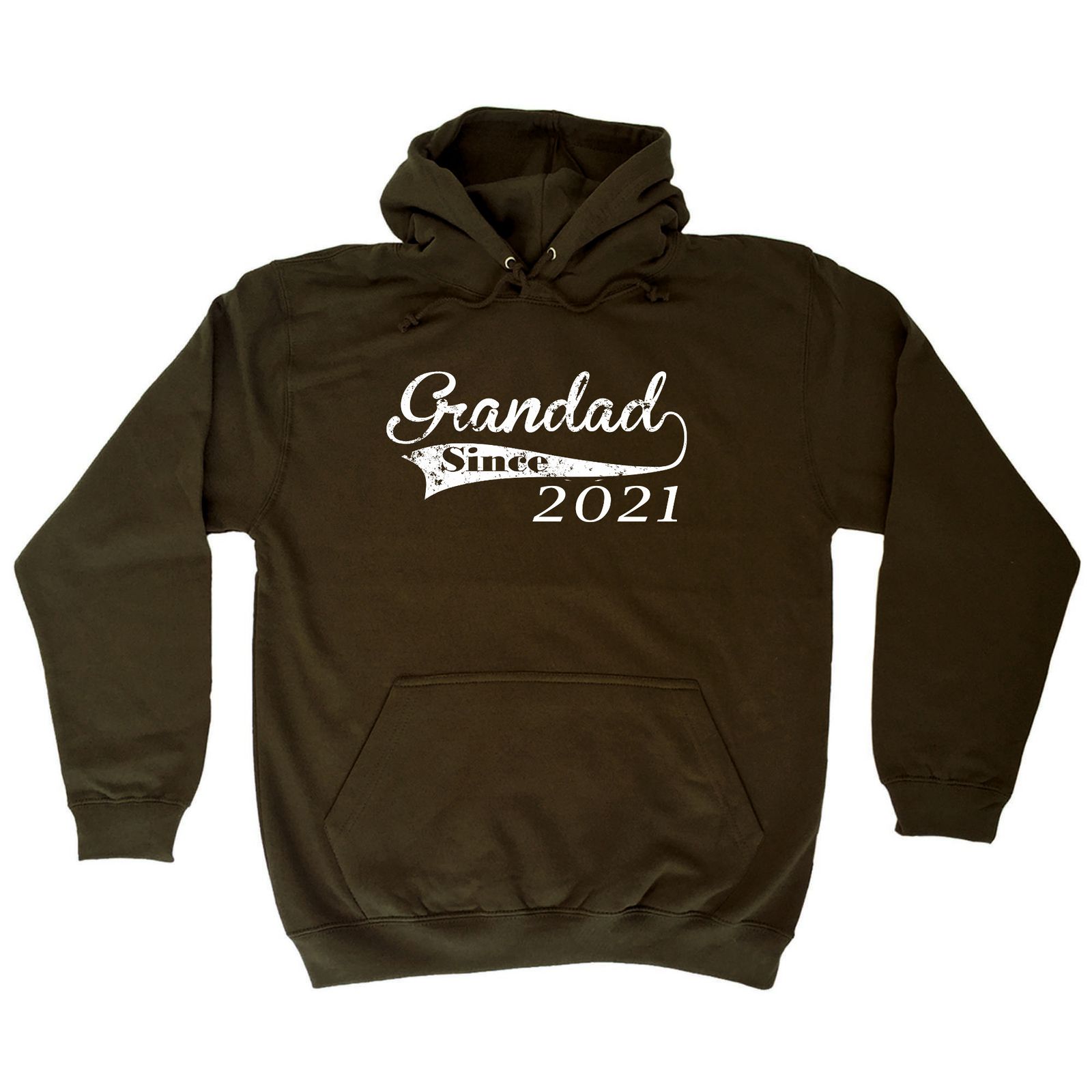 Grandad Since 2021 Funny Novelty Hoodie for Men & Women