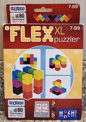 Huch & Friends Flex XL Puzzler Game 80 Challenge Brain Teaser 2011