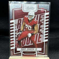 2023 Panini Absolute Paris Johnson Jr. #147 Football Arizona Cardinals