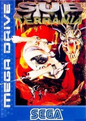SEGA Mega Drive Spiel - Sub Terrania mit OVP sehr guter Zustand