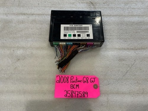 08 09 PONTIAC G8 GT OEM BCM BODY CONTROL MODULE 25847589 - Picture 12 of 12