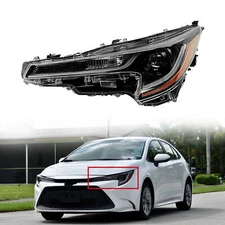 For 2020 2021 2022 Toyota Corolla L LE Headlight LED Assembly Left Driver Side